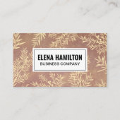 Hintergrund der Juniper Branchen Textur Visitenkarte (Vorderseite)