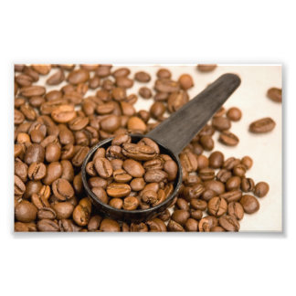 Hintergrund der Kaffeebohnen Fotodruck