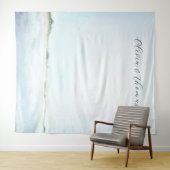 Hintergrund der karibischen Hochzeiten am Strand Wandteppich (Beispiel (Horizontal))