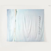 Hintergrund der karibischen Hochzeiten am Strand Wandteppich (Vorderseite (Horizontal))