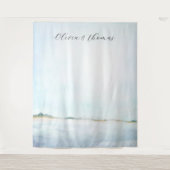 Hintergrund der karibischen Hochzeiten am Strand Wandteppich (Vorderseite)