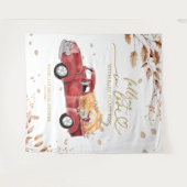 Hintergrund der Kinderdusche in der Liebe Wandteppich (Vorderseite (Horizontal))