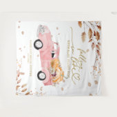 Hintergrund der Kinderdusche in der Liebe Wandteppich (Vorderseite (Horizontal))
