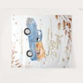 Hintergrund der Kinderdusche in der Liebe Wandteppich (Vorderseite (Horizontal))