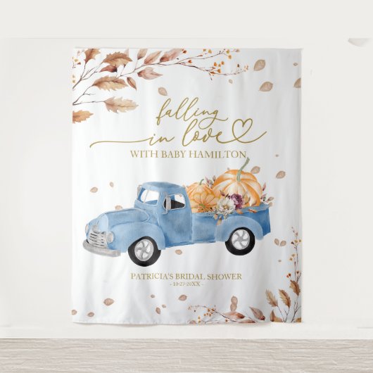 Hintergrund der Kinderdusche in der Liebe Wandteppich (Vorderseite)