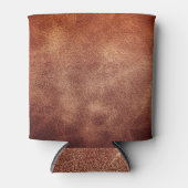 Hintergrund der klassischen Ledertextur Dosenkühler (Vorderseite)