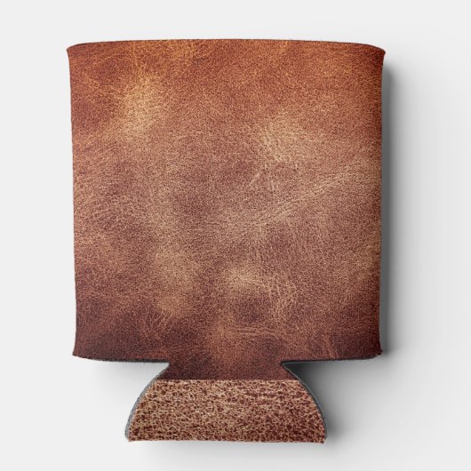 Hintergrund der klassischen Ledertextur Dosenkühler (Rückseite)