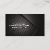 Hintergrund der Kohlenstofffaser-Textur Visitenkarte (Rückseite)