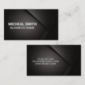 Hintergrund der Kohlenstofffaser-Textur Visitenkarte (Vorne/Hinten)