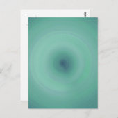 Hintergrund der kreisförmigen Textur - Aquamarin Postkarte (Vorne/Hinten)