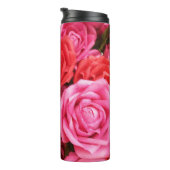 Hintergrund der künstlichen Rote Rose Thermosbecher (Nach rechts gedreht)