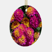 Hintergrund der Lantana-Blume Keramik Ornament (Rechts)