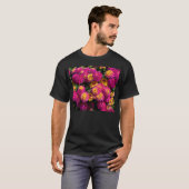 Hintergrund der Lantana-Blume T-Shirt (Vorne ganz)