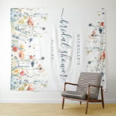 Hintergrund der lebendigen Wildblume Brautparty Wandteppich (Beispiel (Horizontal))