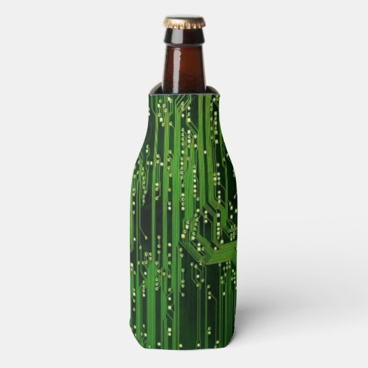 Hintergrund der Leiterplatte Flaschenkühler (Flaschenvorderseite)