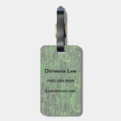 Hintergrund der Leiterplatte Gepäckanhänger (Rückseite vertikal)