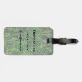 Hintergrund der Leiterplatte Gepäckanhänger (Rückseite horizontal)