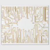 Hintergrund der Leiterplatte Geschenkpapier (Flach)