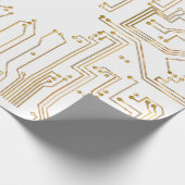 Hintergrund der Leiterplatte Geschenkpapier (Ecke)