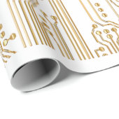 Hintergrund der Leiterplatte Geschenkpapier (Rolleneckpunkt)