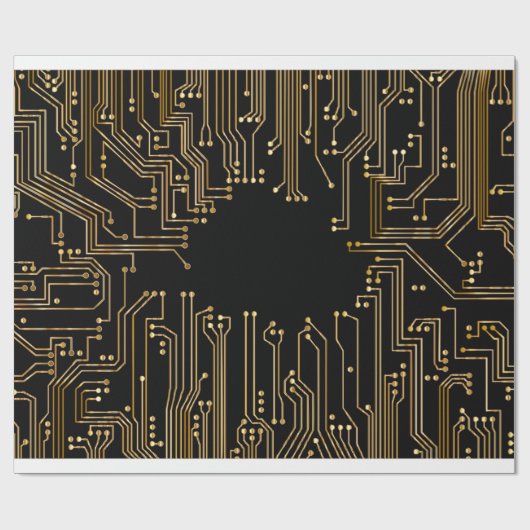 Hintergrund der Leiterplatte Geschenkpapier (Flach)