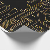 Hintergrund der Leiterplatte Geschenkpapier (Ecke)