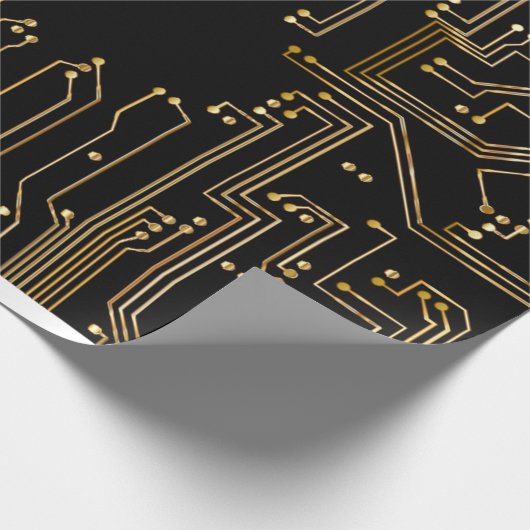 Hintergrund der Leiterplatte Geschenkpapier (Ecke)