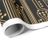 Hintergrund der Leiterplatte Geschenkpapier (Rolleneckpunkt)