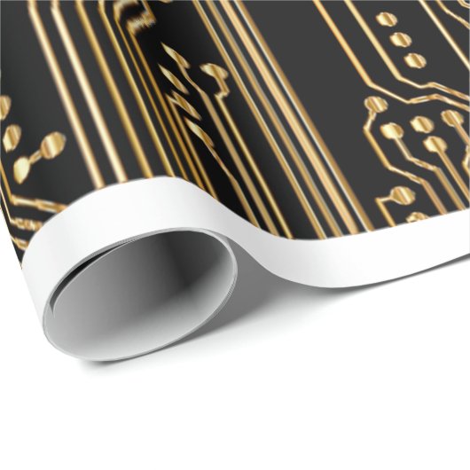 Hintergrund der Leiterplatte Geschenkpapier (Rolleneckpunkt)