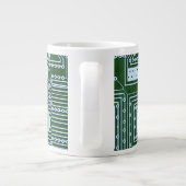 Hintergrund der Leiterplatte Jumbo-Tasse (Rückseite)