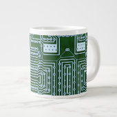 Hintergrund der Leiterplatte Jumbo-Tasse (Vorderseite Rechts)