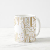 Hintergrund der Leiterplatte Kaffeetasse (VorderseiteRechts)