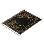 Hintergrund der Leiterplatte Notizblock (Linke Seite)