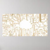 Hintergrund der Leiterplatte Poster (Vorne)