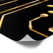 Hintergrund der Leiterplatte Poster (Ecke)