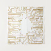 Hintergrund der Leiterplatte Wandteppich (Vorderseite (Horizontal))