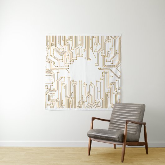 Hintergrund der Leiterplatte Wandteppich (Beispiel)