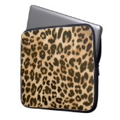 Hintergrund der Leopard-Printmedien Laptopschutzhülle (Vorderseite Links)