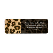 Hintergrund der Leopard-Printwerbung (Vorne)