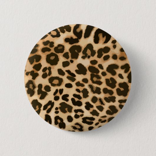 Hintergrund der Leopard-Printwerbung Button (Vorderseite)