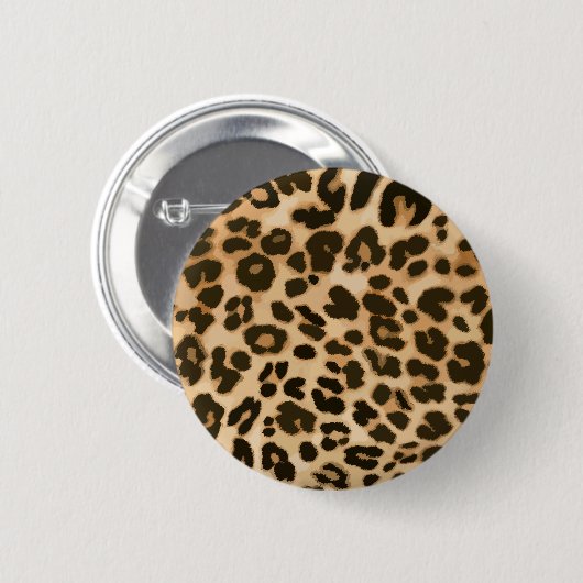 Hintergrund der Leopard-Printwerbung Button (Vorne & Hinten)
