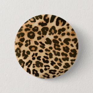 Hintergrund der Leopard-Printwerbung Button