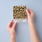 Hintergrund der Leopard-Printwerbung Flyer (Gruppe)