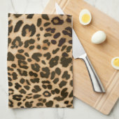 Hintergrund der Leopard-Printwerbung Handtuch (Viertel Falte)