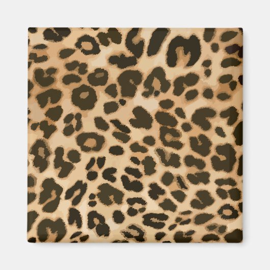 Hintergrund der Leopard-Printwerbung Magnet (Vorne)