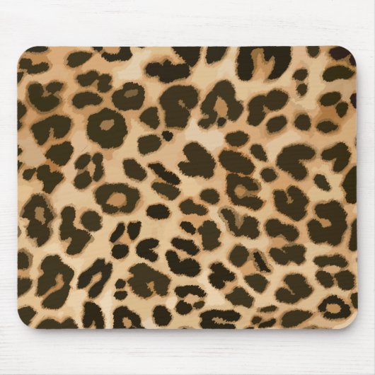 Hintergrund der Leopard-Printwerbung Mousepad (Vorne)