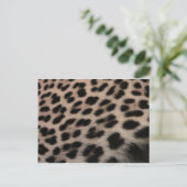 Hintergrund der Leopard-Printwerbung Postkarte (Stehend Vorderseite)