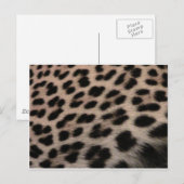 Hintergrund der Leopard-Printwerbung Postkarte (Vorne/Hinten)