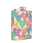 Hintergrund der Liebe Flachmann (Rechts)