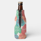 Hintergrund der Liebe Flaschenkühler (Flasche Rückseite)